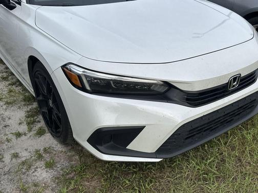 Platinum White Pearl 2022 Honda Civic Sport