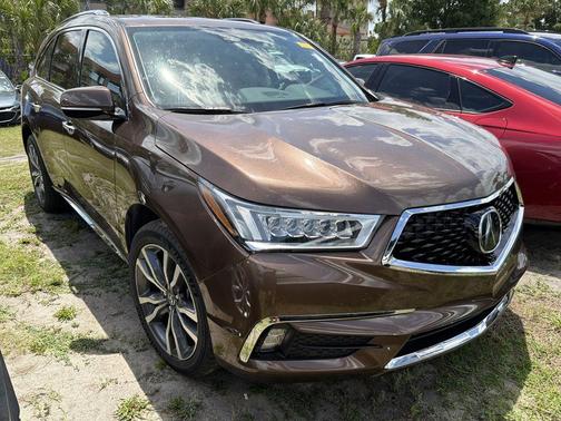 Canyon Bronze Metallic 2019 Acura MDX 3.5L w/Advance Package