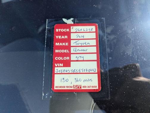 2014 Toyota 4Runner Sport