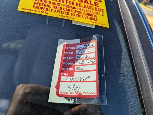 2020 Mercedes-Benz GLB 250 Base