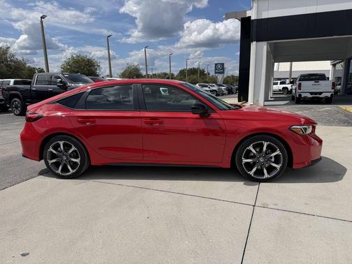 Rallye Red 2026 Honda Civic Hybrid Sport Touring