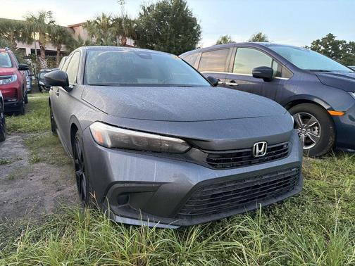 Meteorite Gray Metallic 2024 Honda Civic Sport