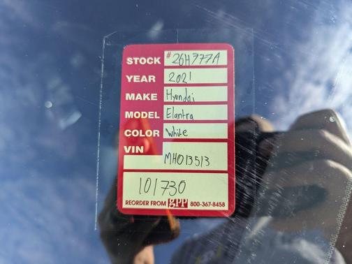 2021 Hyundai ELANTRA SEL