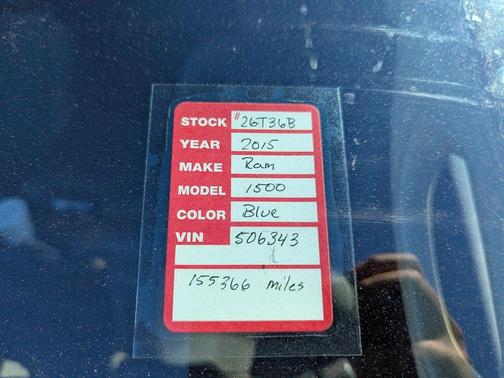 2015 RAM 1500 Tradesman/Express