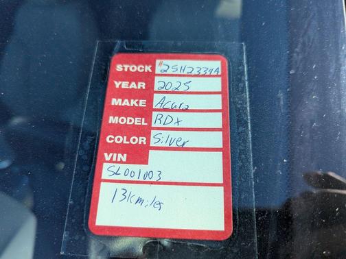 2025 Acura RDX A-Spec Advance Package