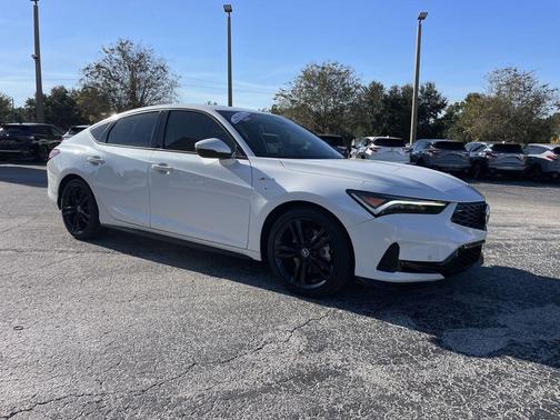 Platinum White Pearl 2026 Acura Integra A-Spec Technology
