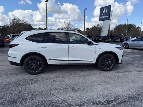 Platinum White Pearl 2026 Acura MDX A-Spec