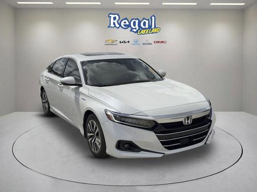 White 2022 Honda Accord Hybrid EX-L