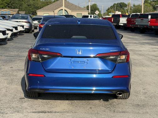 Aegean Blue Metallic 2024 Honda Civic Sport