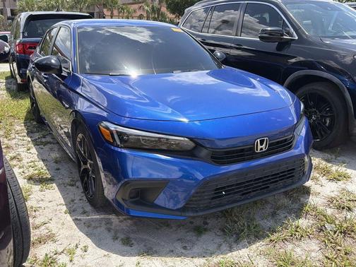 Aegean Blue Metallic 2024 Honda Civic Sport