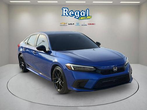 Aegean Blue Metallic 2024 Honda Civic Sport