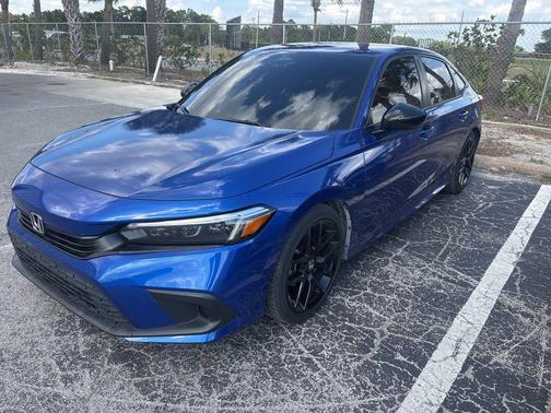 Aegean Blue Metallic 2024 Honda Civic Sport