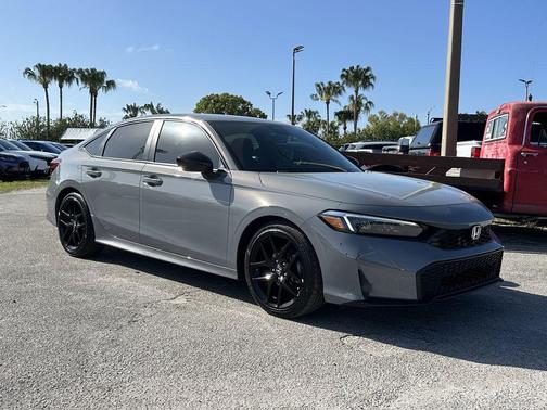 Urban Gray Pearl 2025 Honda Civic Sport