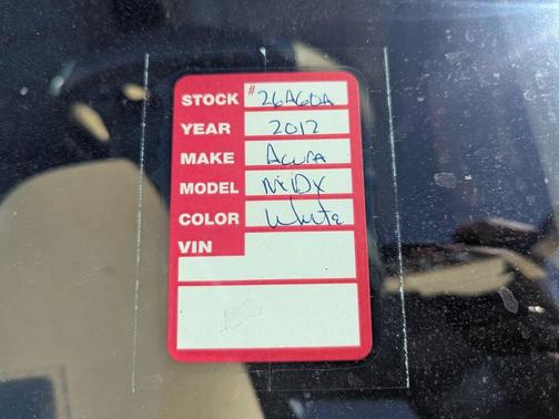 2012 Acura MDX 3.7L Advance