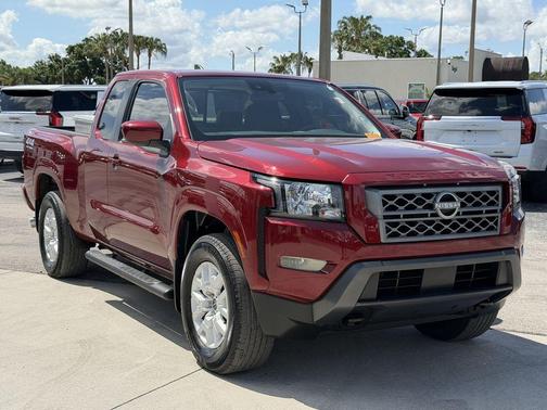 Cardinal Red Metallic 2023 Nissan Frontier SV