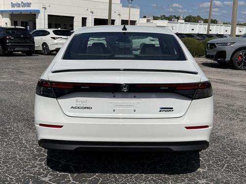 Platinum White Pearl 2026 Honda Accord Hybrid Sport