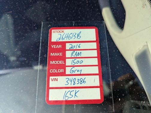 2016 RAM 1500 Tradesman