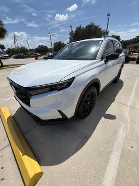 Platinum White Pearl 2024 Honda CR-V Hybrid Sport-L