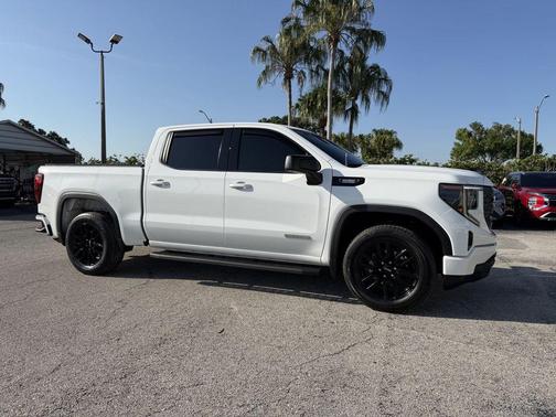 Summit White 2023 GMC Sierra 1500 Elevation