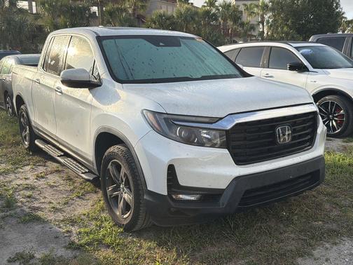 Platinum White Pearl 2022 Honda Ridgeline RTL-E