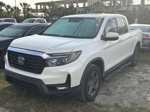 Platinum White Pearl 2022 Honda Ridgeline RTL-E