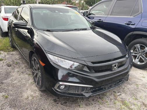 Crystal Black Pearl 2019 Honda Civic Touring