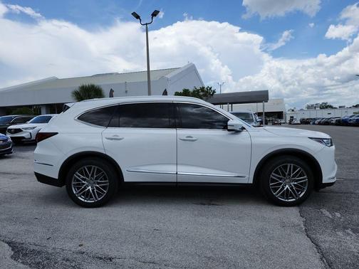 Platinum White Pearl 2024 Acura MDX Advance