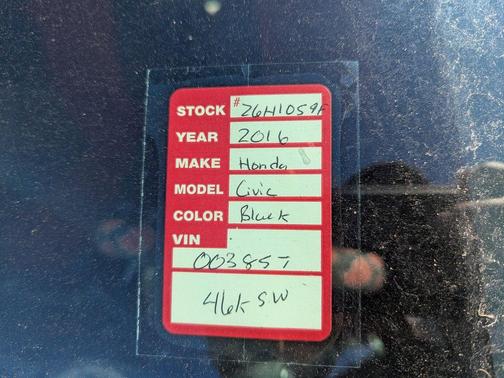 2016 Honda Civic EX-T