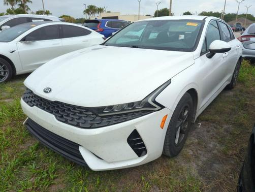 Glacial White Pearl 2021 Kia K5 LXS
