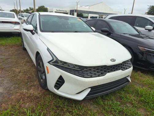 Glacial White Pearl 2021 Kia K5 LXS