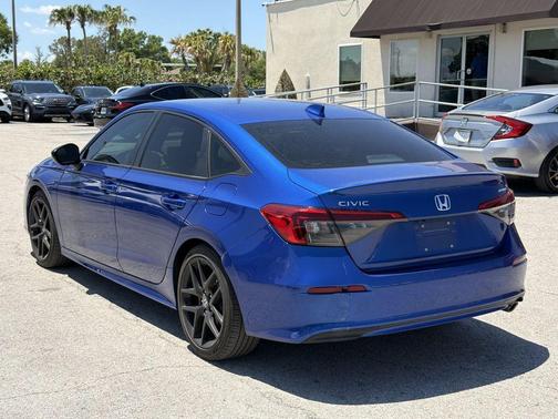 Aegean Blue Metallic 2024 Honda Civic Sport