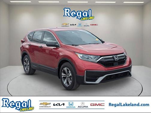 Red 2021 Honda CR-V LX
