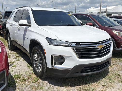 Summit White 2023 Chevrolet Traverse LT Cloth