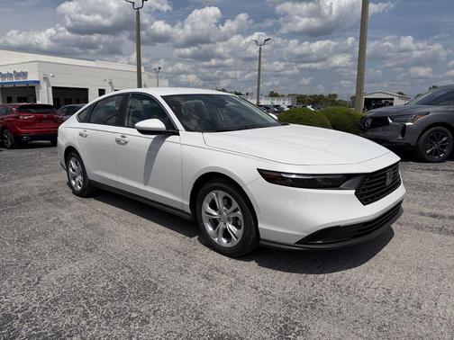 Platinum White Pearl 2026 Honda Accord LX