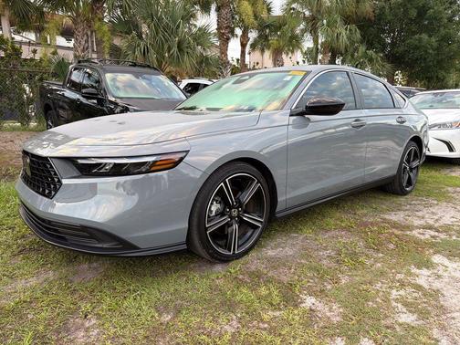 Urban Gray Pearl 2024 Honda Accord Hybrid Sport