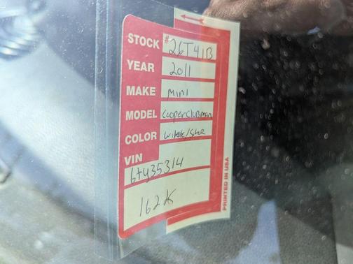 2011 MINI Cooper Clubman Base