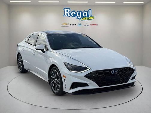 Quartz White 2021 Hyundai SONATA Limited