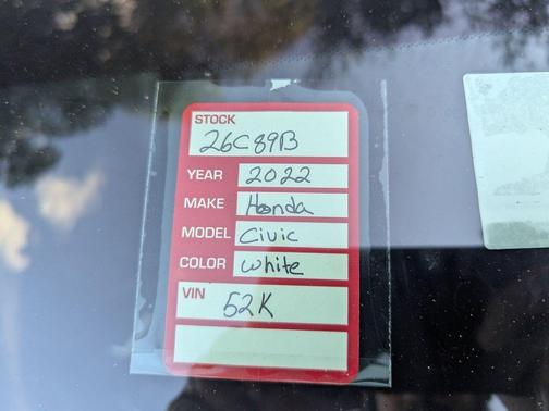 2022 Honda Civic Sport