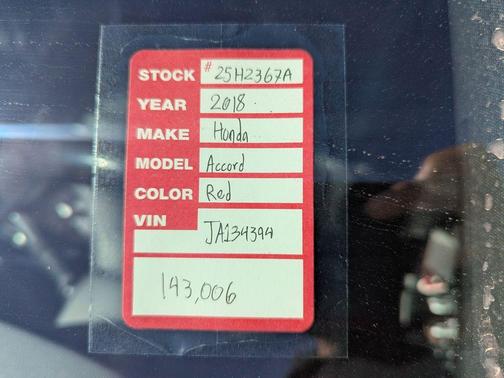 2018 Honda Accord Sport