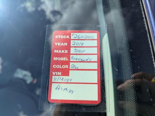 2019 Jeep Renegade Latitude