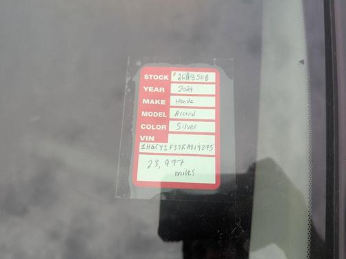 2024 Honda Accord EX