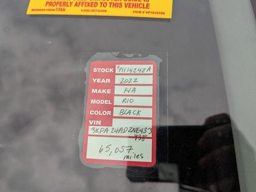 2022 Kia Rio LX