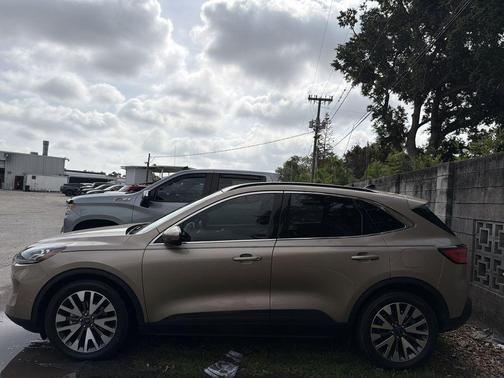 Desert Gold Metallic 2020 Ford Escape Titanium Hybrid