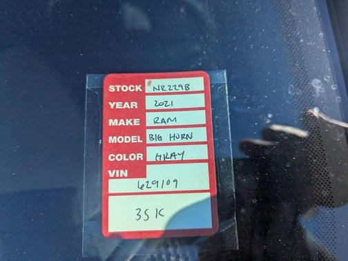 2021 RAM 1500 Big Horn