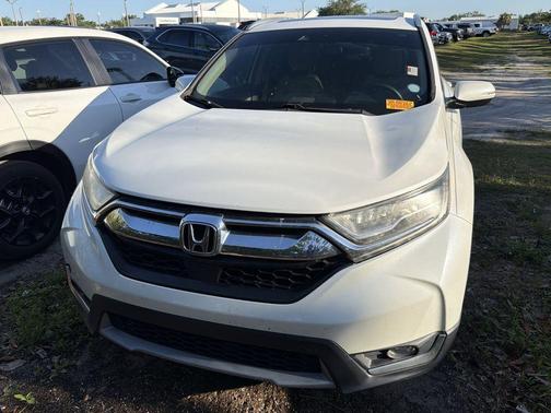 Gray 2017 Honda CR-V Touring