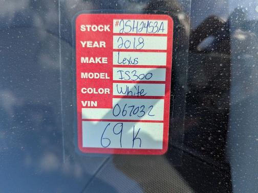 2018 Lexus IS 300 Base