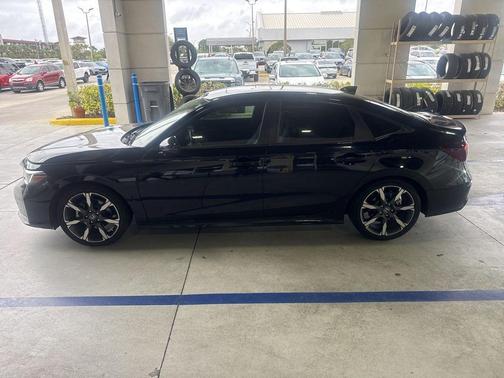 Crystal Black Pearl 2025 Honda Civic Hybrid TOURING