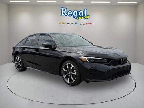 Crystal Black Pearl 2025 Honda Civic Hybrid TOURING
