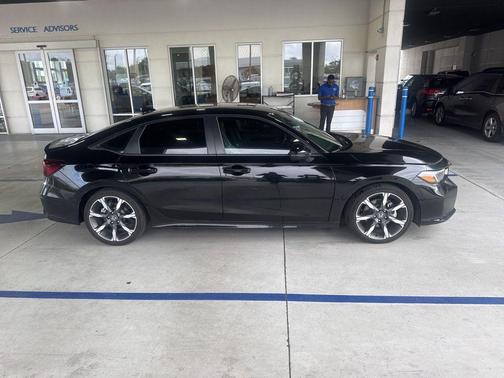 Crystal Black Pearl 2025 Honda Civic Hybrid TOURING