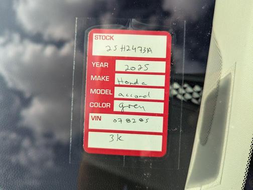 2025 Honda Accord Hybrid Touring